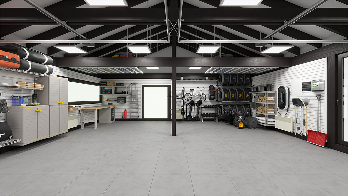 Дизайн | Просторный гараж на две машины в Истринском районе